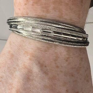 Silver Bangle Bracelet